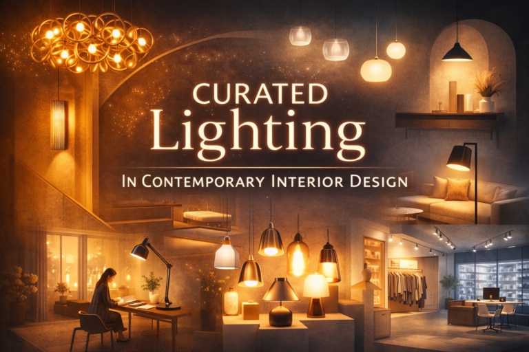 The Role of Curated Lighting in Contemporary Interior Design